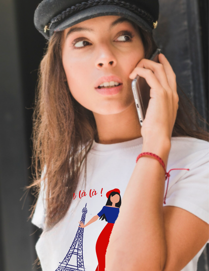 Parisian Wine & Eiffel T-Shirt — Oh La La! French Travel Tee