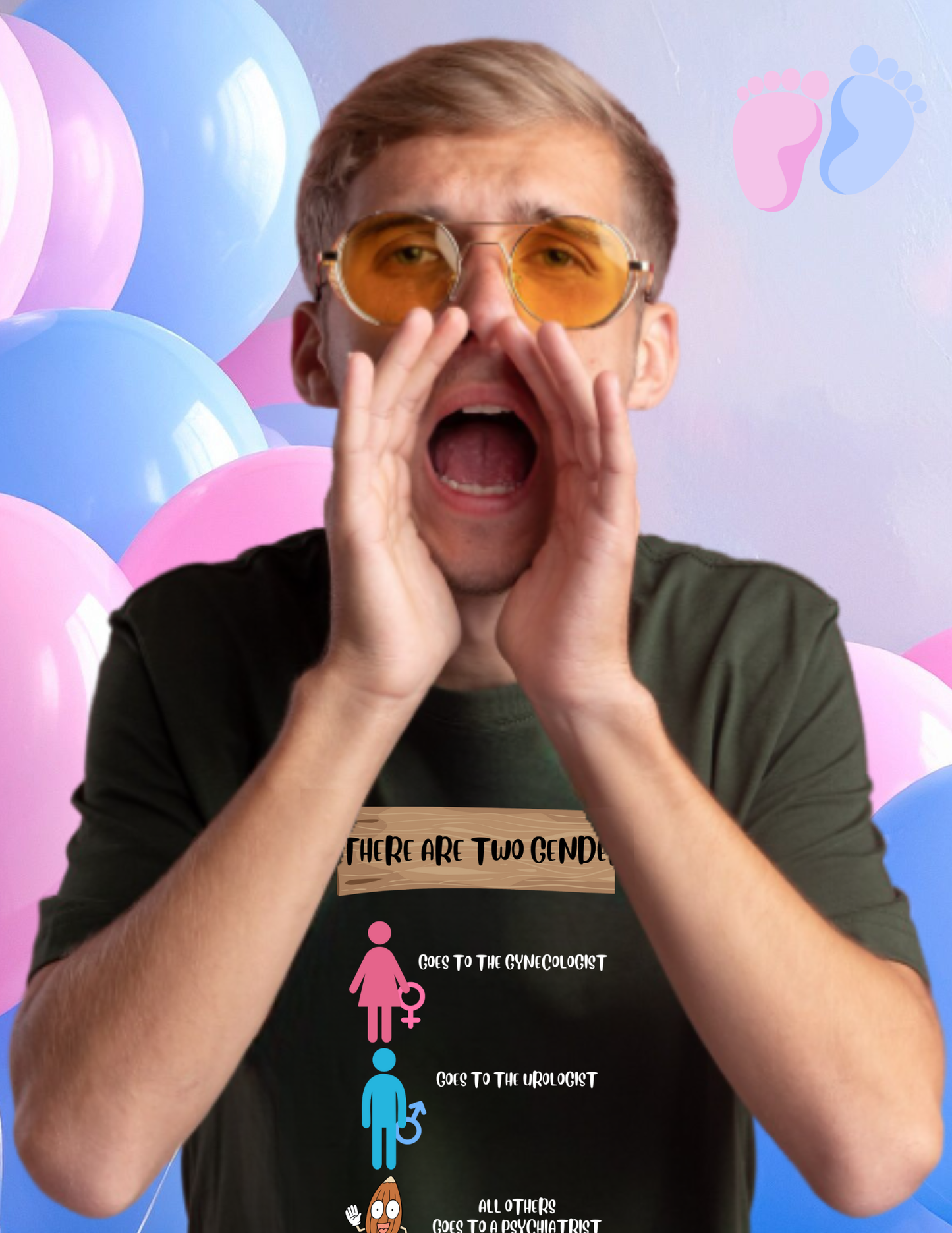 "There Are Two Genders" Teaching T-Shirt