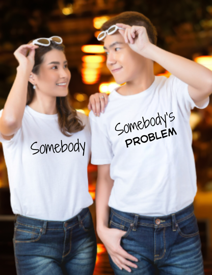 "Somebody" Graphic T‑Shirt — Minimal Script Tee