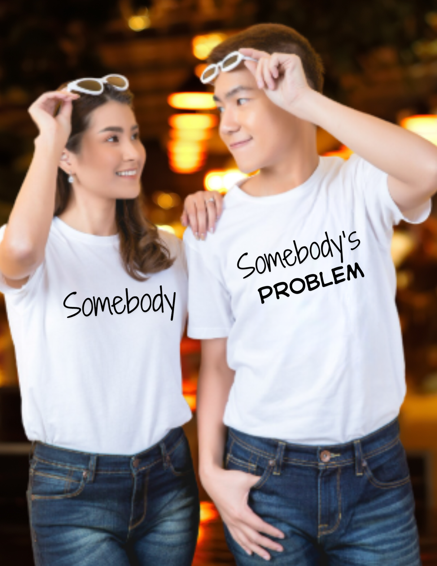 "Somebody's Problem" Graphic T‑Shirt — Minimal Script Tee