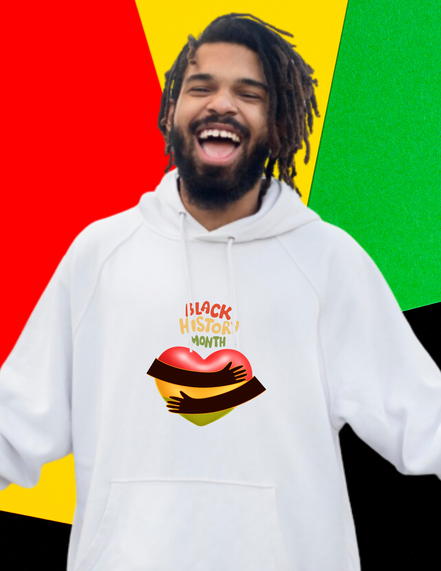 Black History Month Heart Hoodie – African Pride Pullover
