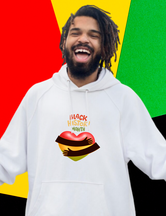 Black History Month Heart Hoodie – African Pride Pullover