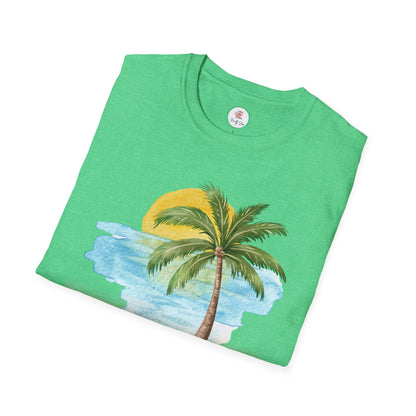 Retirement T-Shirt — "It's 5 O'Clock Everywhere" Tropical Vacation Tee