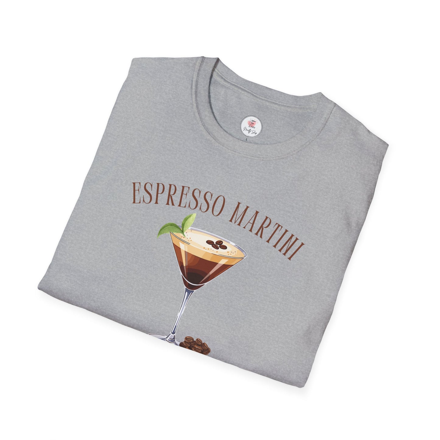 Espresso Martini Social Club T-Shirt — 'It's Tini Time' Cocktail Tee
