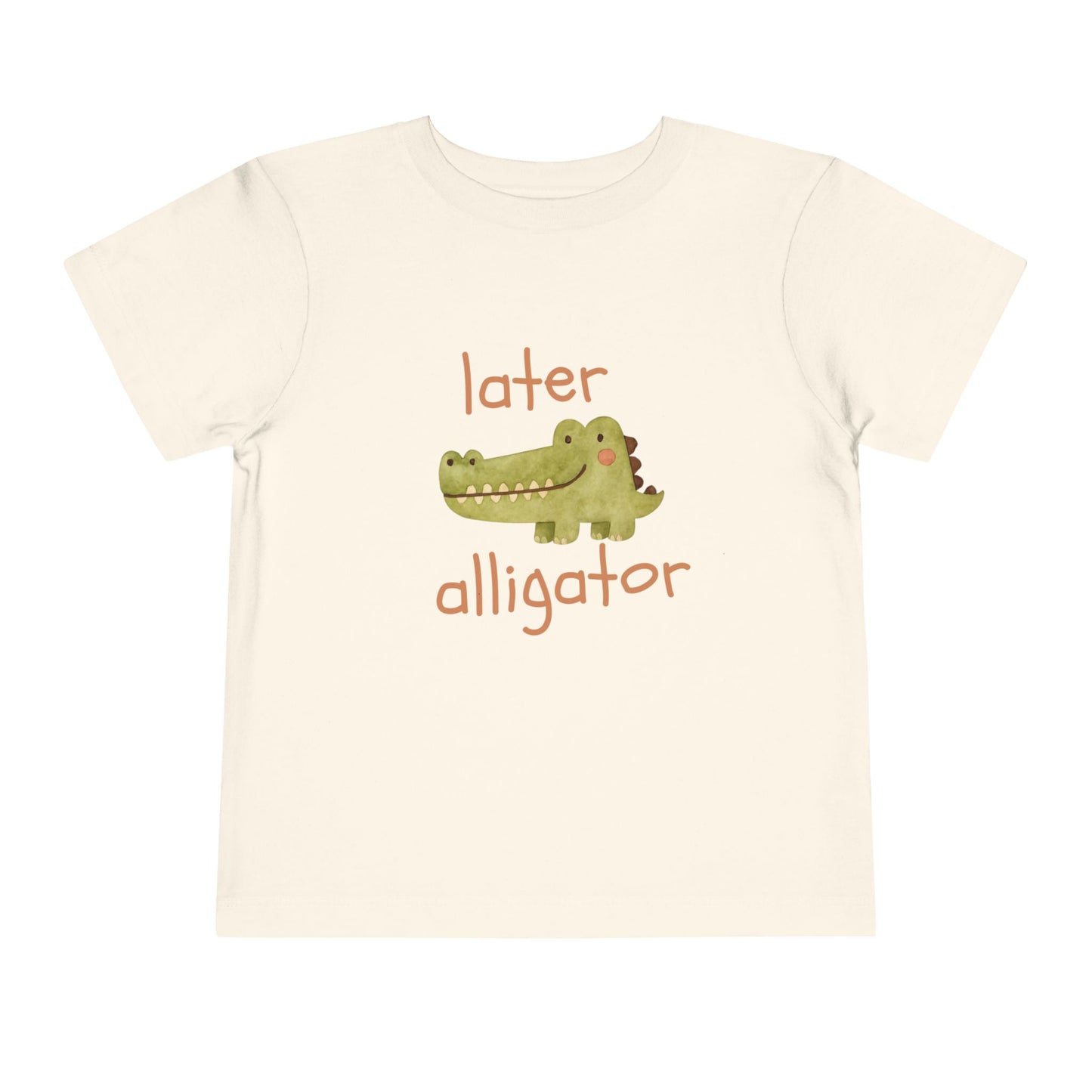 Later Alligator Toddler Tee — Cute Crocodile Graphic Shirt