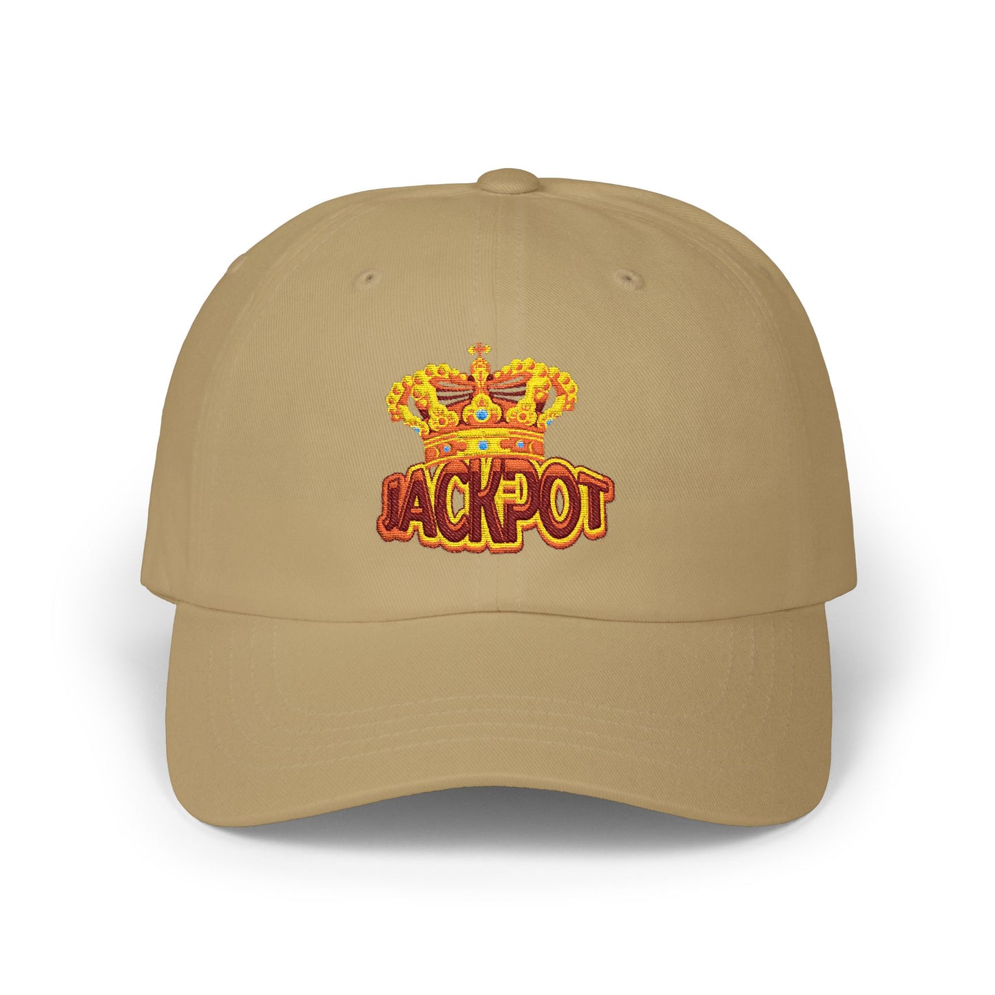 Dad Cap — 'Jackpot King' Crown Embroidery Baseball Hat