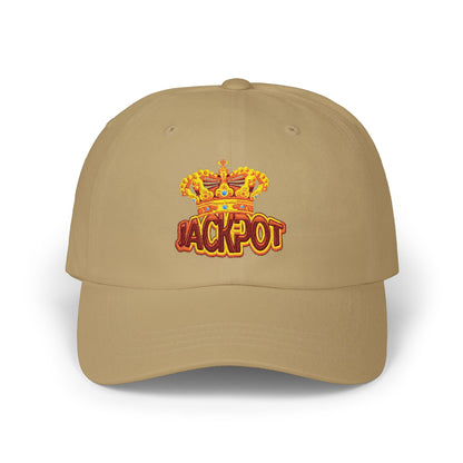 Dad Cap — 'Jackpot King' Crown Embroidery Baseball Hat