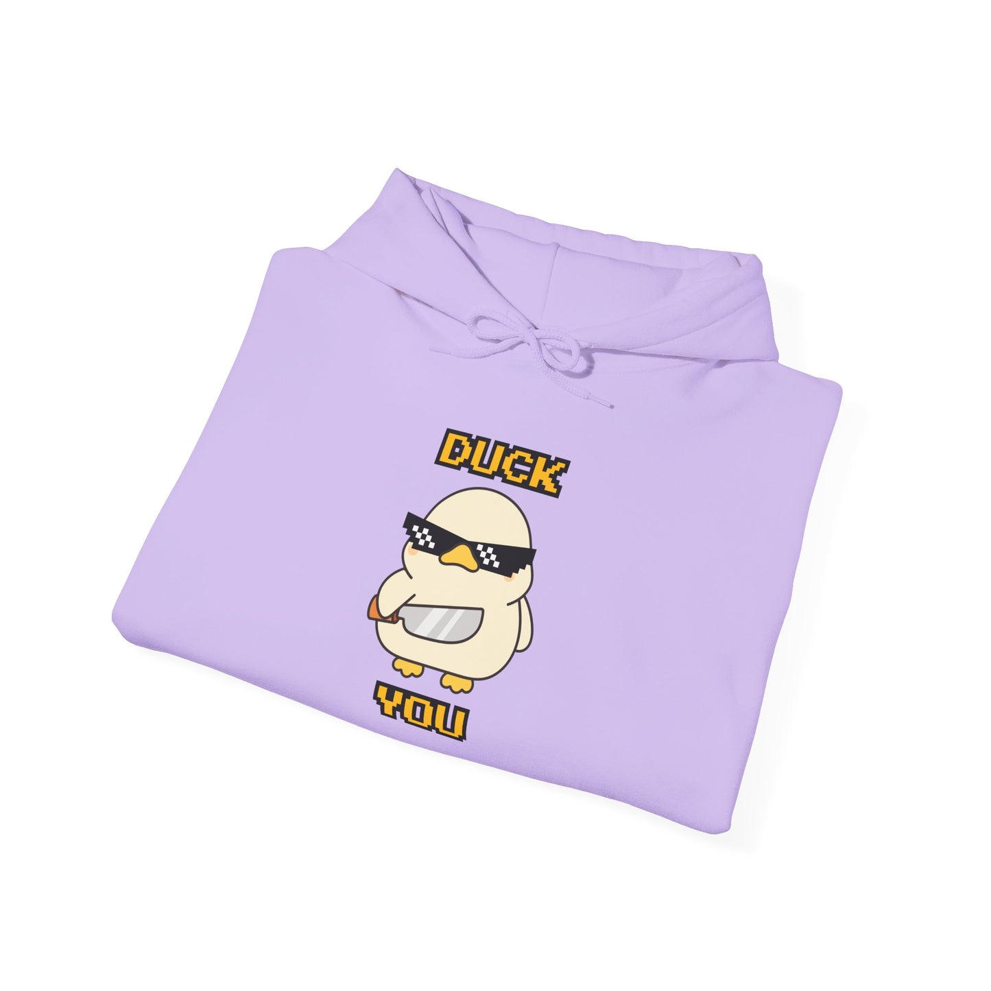 Hoodie — 'Duck You' Funny Cool Sunglasses Duck Graphic Pullover