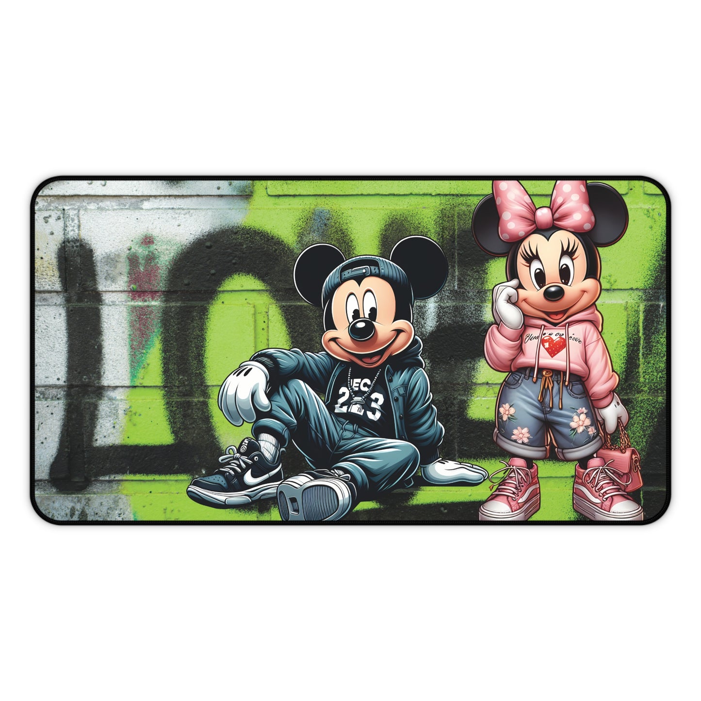 Mickey & Minnie Graffiti Desk Mat
