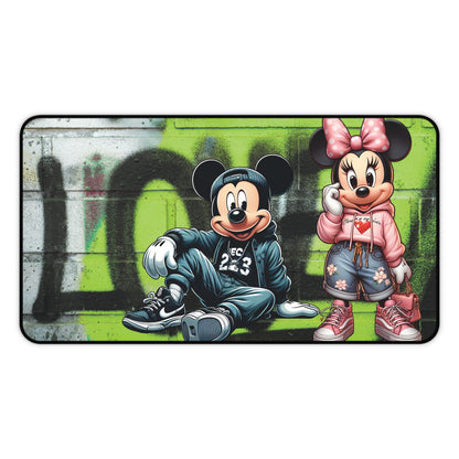 Mickey & Minnie Graffiti Desk Mat