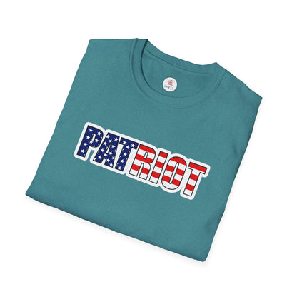 Patriot Flag Tee — "PATRIOT" American Flag Graphic T-Shirt