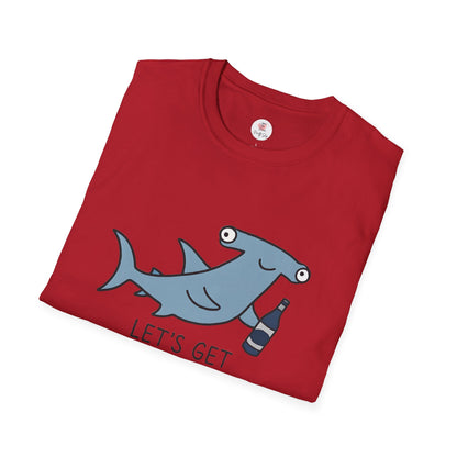 Hammerhead Shark "Let’s Get Hammered" Graphic T-Shirt