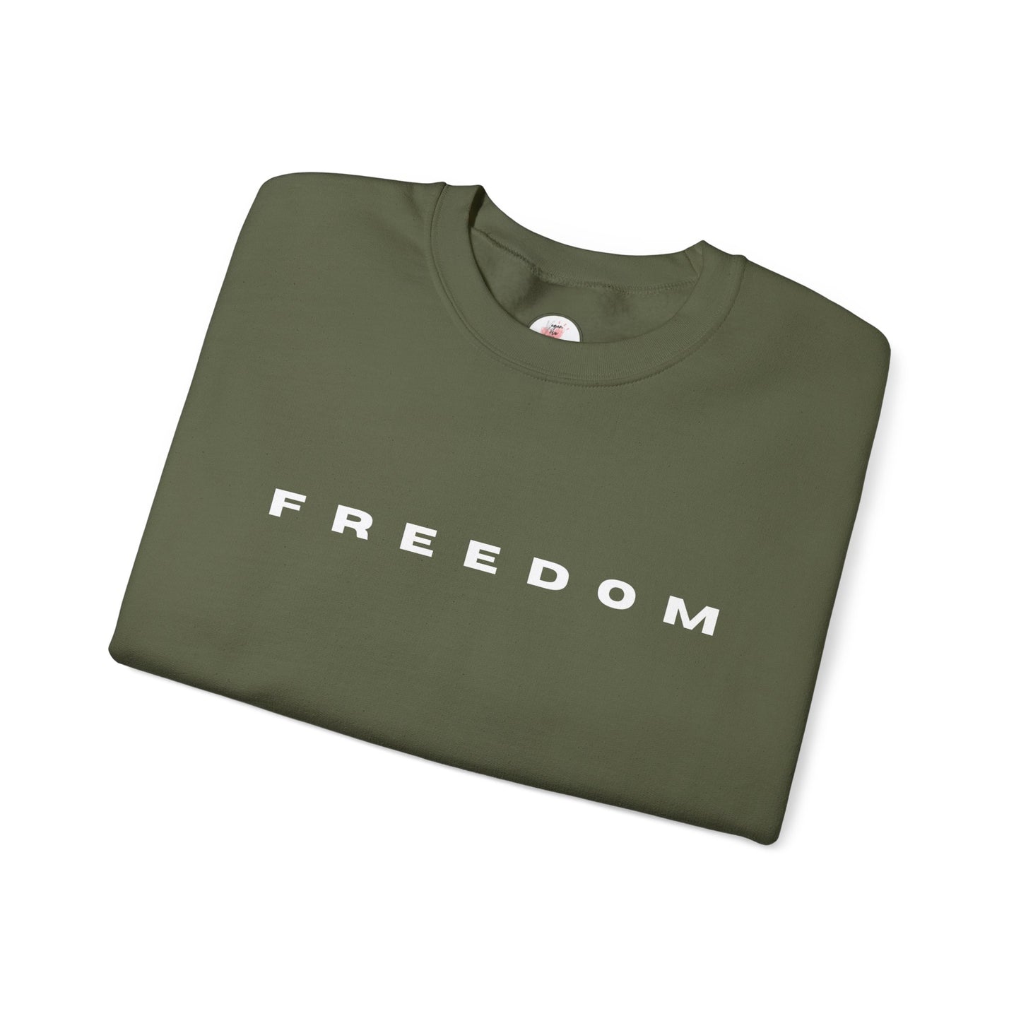 Freedom Crewneck Sweatshirt — "Well Done, My Good and Faithful Servant" Christian Pullover in Honor of Charlie Kirk