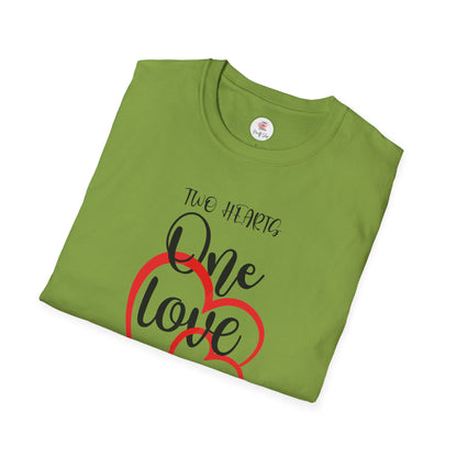 Two Hearts - One Love T-Shirt — "We Are One" Graphic Tee