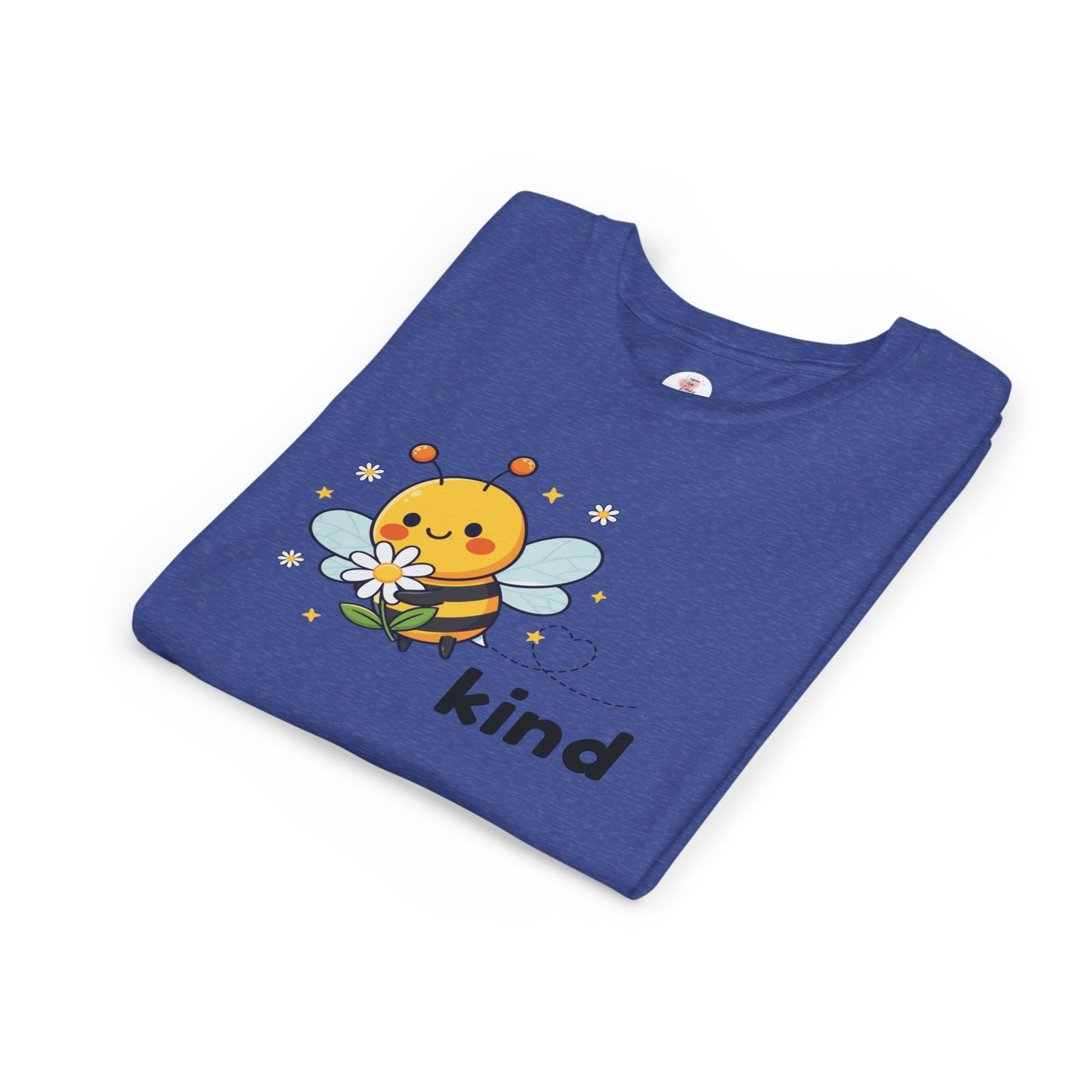 Kids Bee "Kind" T-Shirt — Cute Bumblebee Graphic Youth Tee