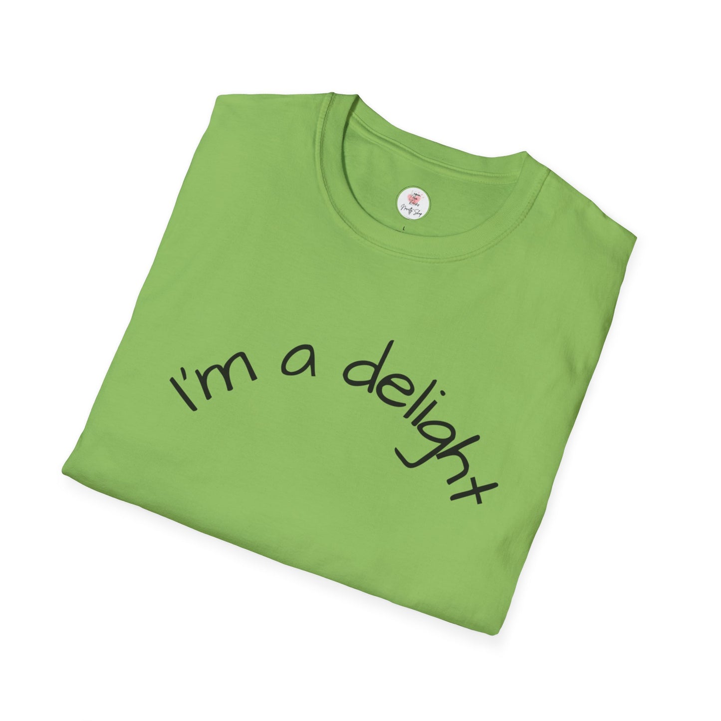 I'm a Delight T-Shirt — Cute Minimalist Positive Message Tee