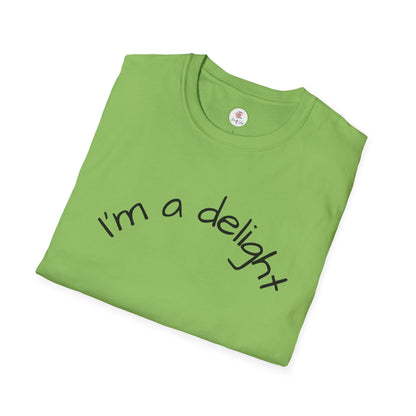 I'm a Delight T-Shirt — Cute Minimalist Positive Message Tee