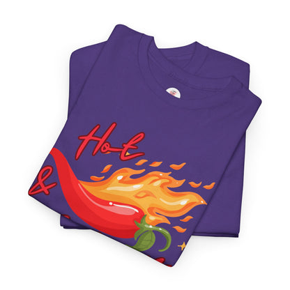 Hot & Spicy T-Shirt — Flaming Chili Pepper Graphic Tee
