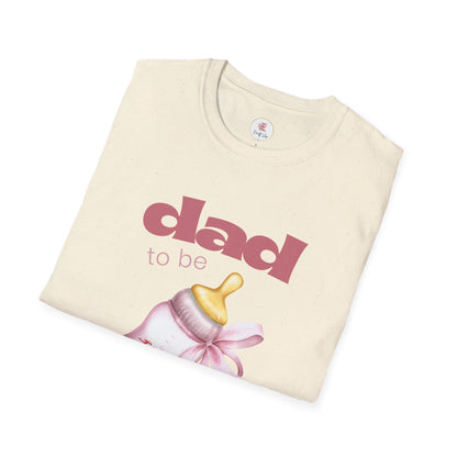 Dad-To-Be Baby Bottle Tee — New Dad Announcement Shirt