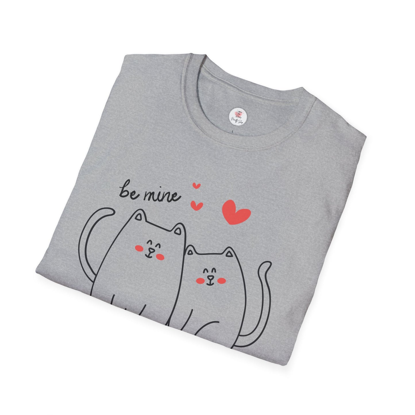 Be Mine Cute Cat T-Shirt — Valentine’s Cute Couple Kittens Tee
