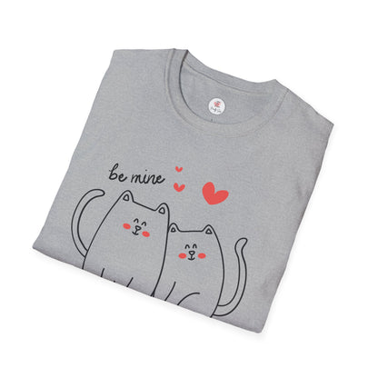 Be Mine Cute Cat T-Shirt — Valentine’s Cute Couple Kittens Tee