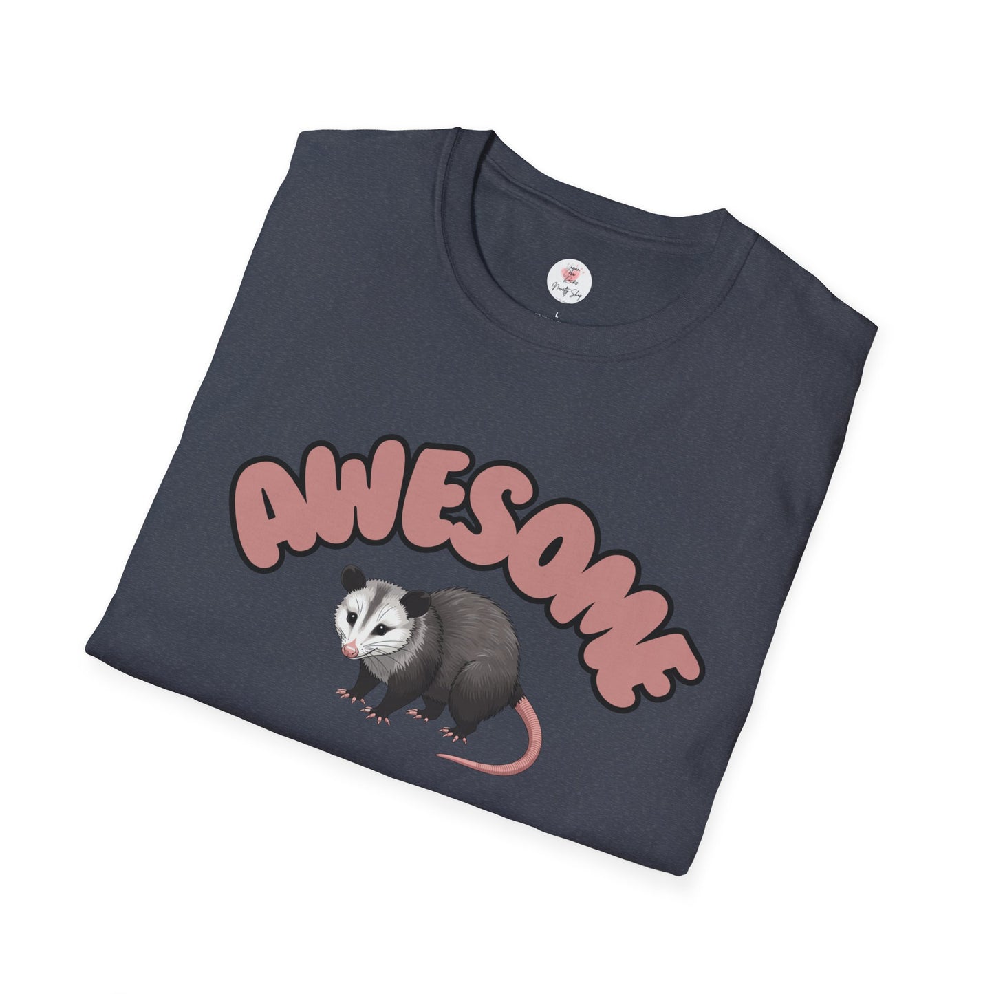 Awesome Opossum Retro Graphic T-Shirt — Cute Animal Lover Tee