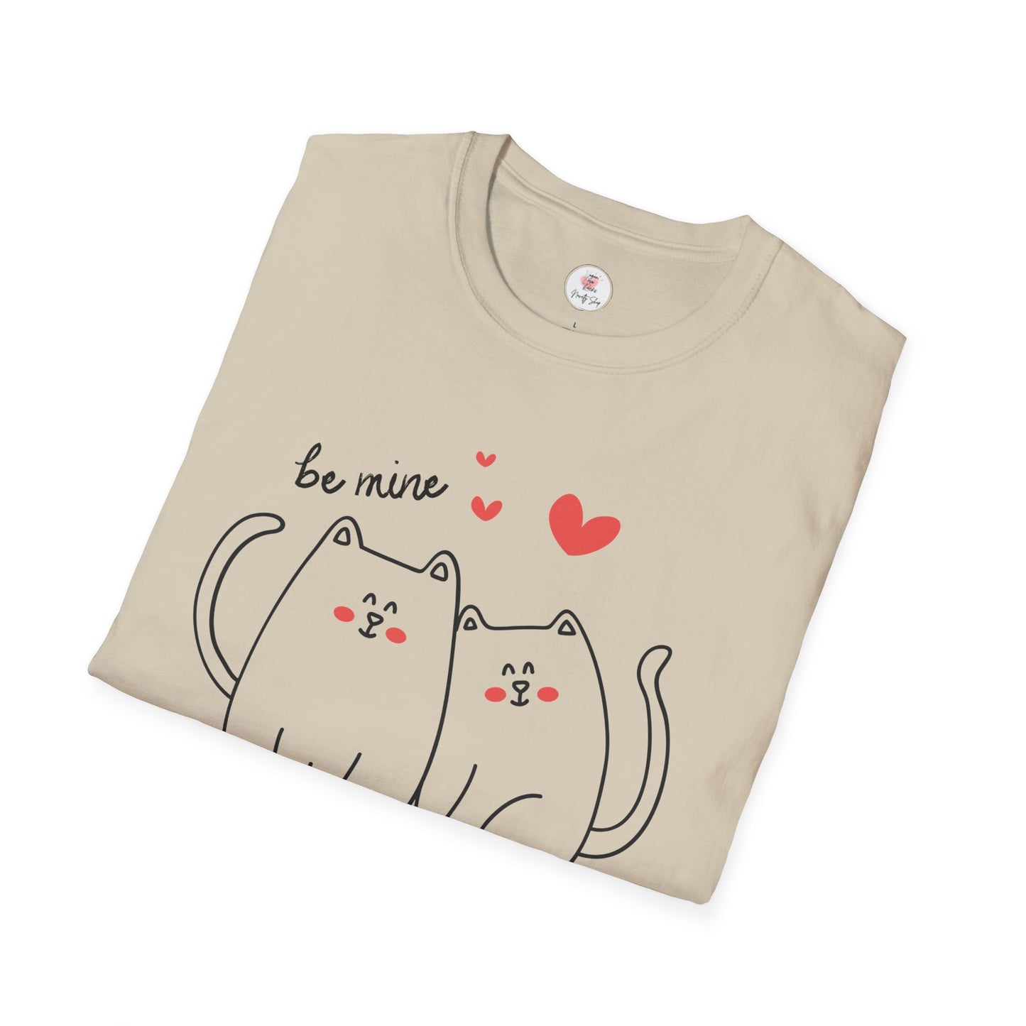 Be Mine Cute Cat T-Shirt — Valentine’s Cute Couple Kittens Tee
