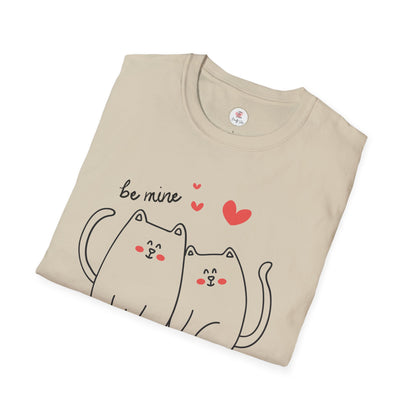 Be Mine Cute Cat T-Shirt — Valentine’s Cute Couple Kittens Tee