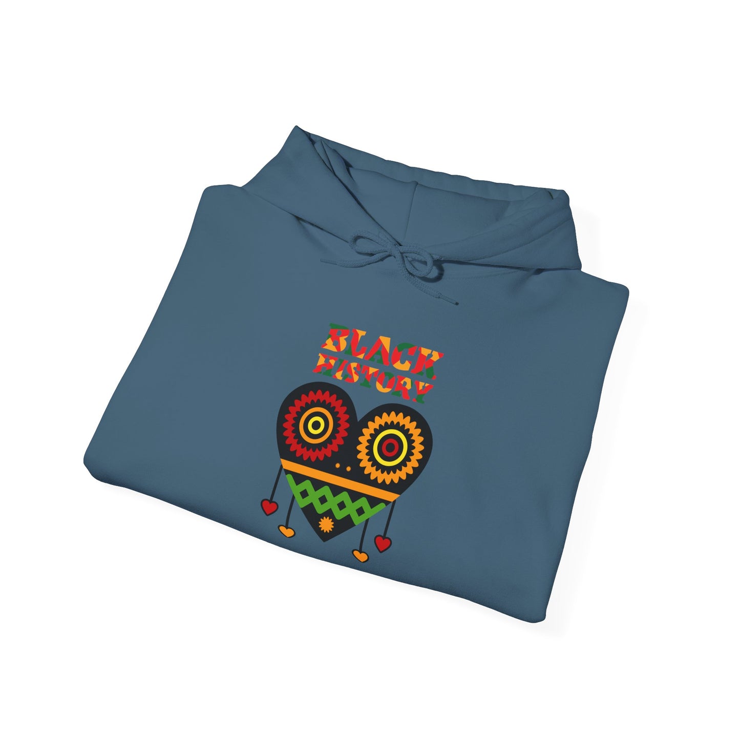 Black History Heart Hoodie —  Celebration Pullover