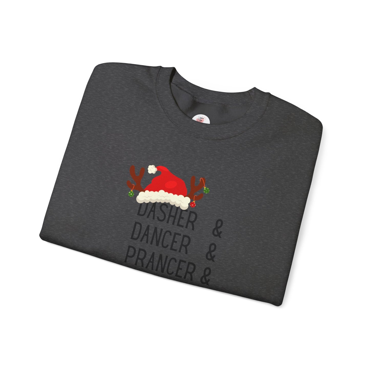 Holiday Reindeer ‘Dasher & Dancer & Prancer & Bourbon & Bourbon & Bourbon’ Christmas Sweatshirt