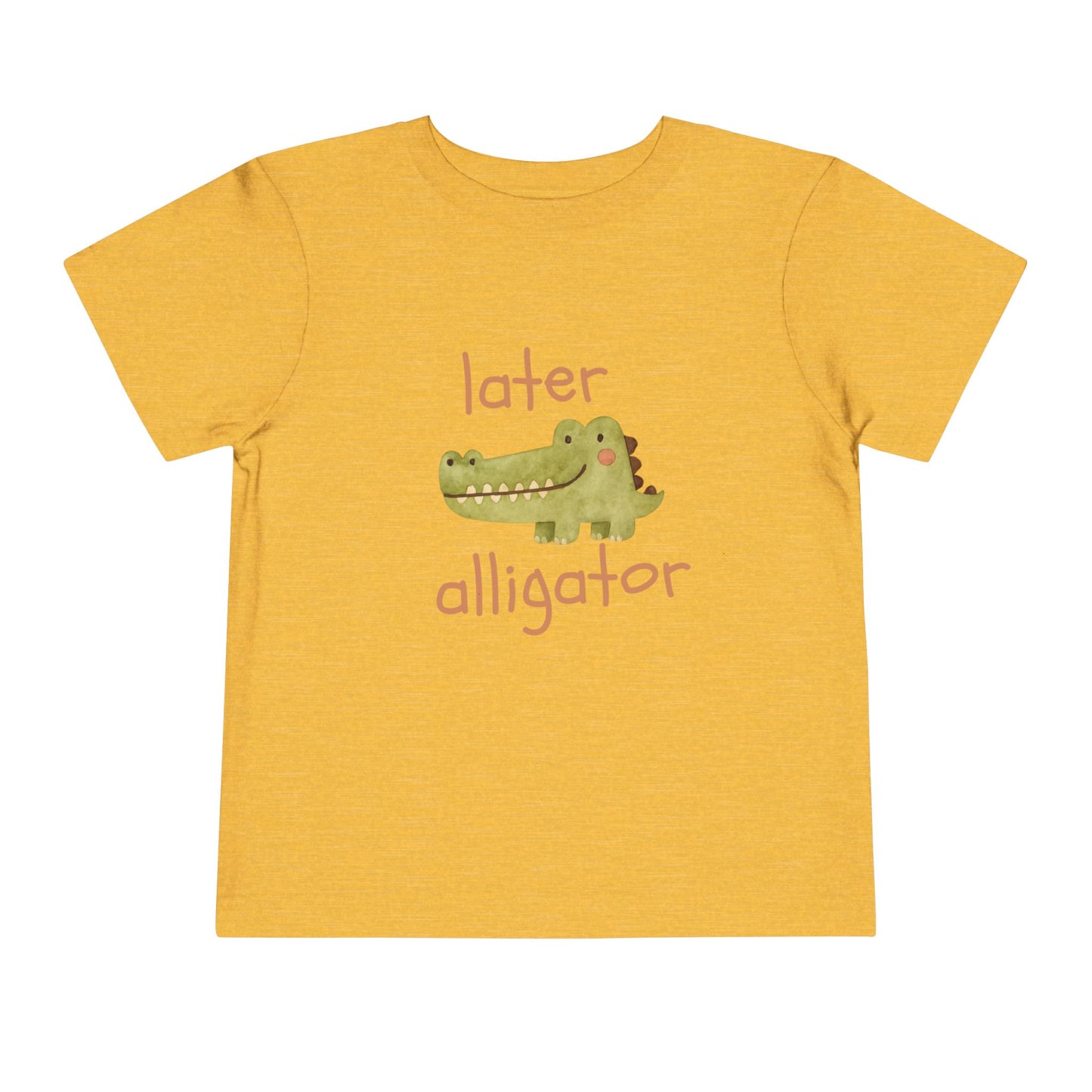 Later Alligator Toddler Tee — Cute Crocodile Graphic Shirt