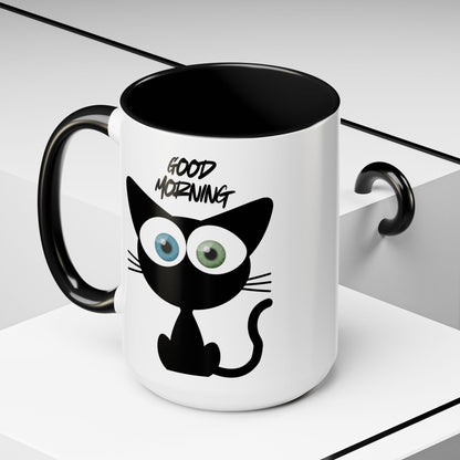 Cute Cat Good Morning Coffee Mug