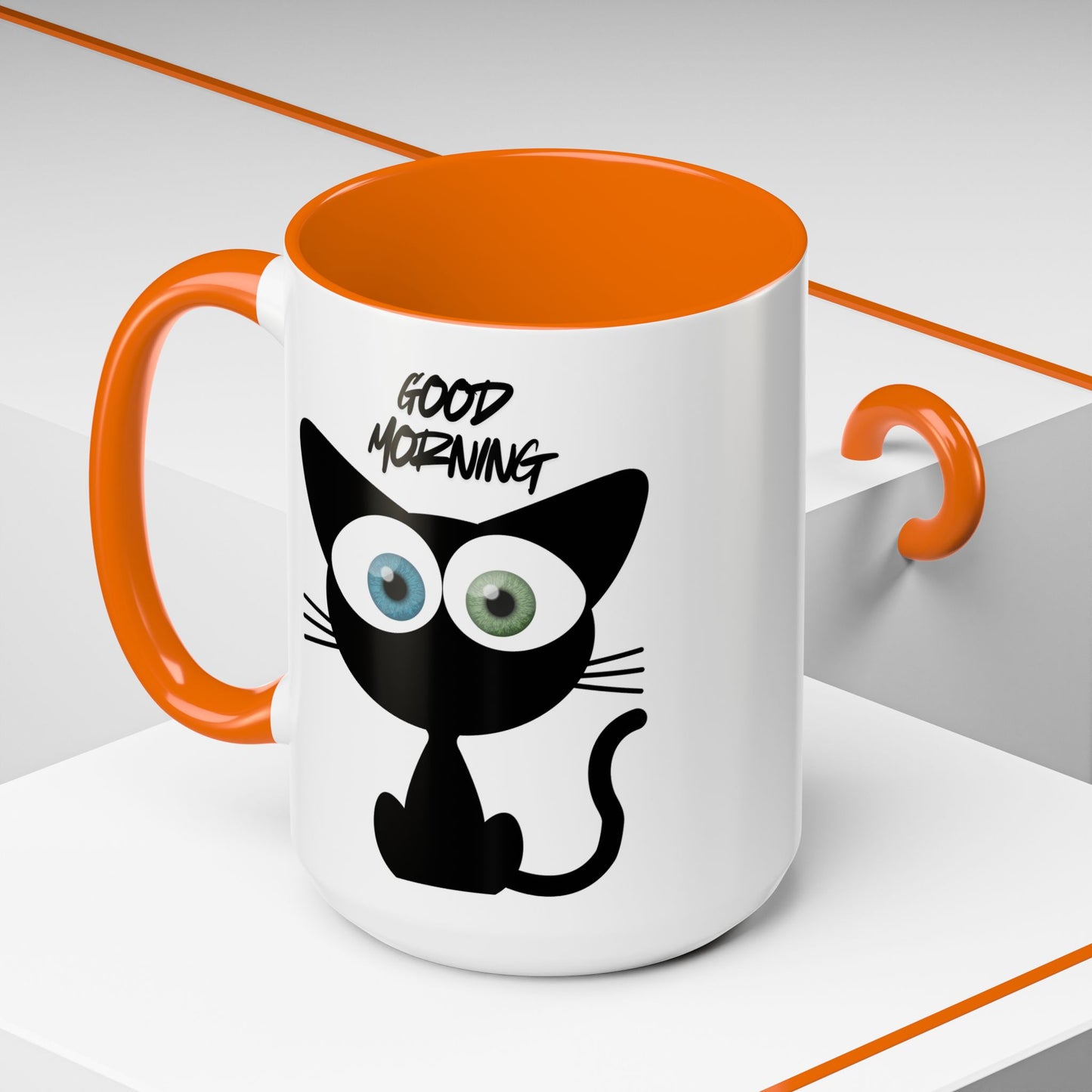 Cute Cat Good Morning Coffee Mug
