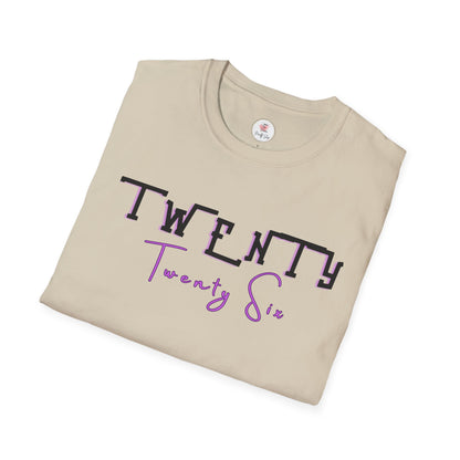 Twenty Twenty Six Graphic Tee — Minimal New Year & Birthday T-Shirt