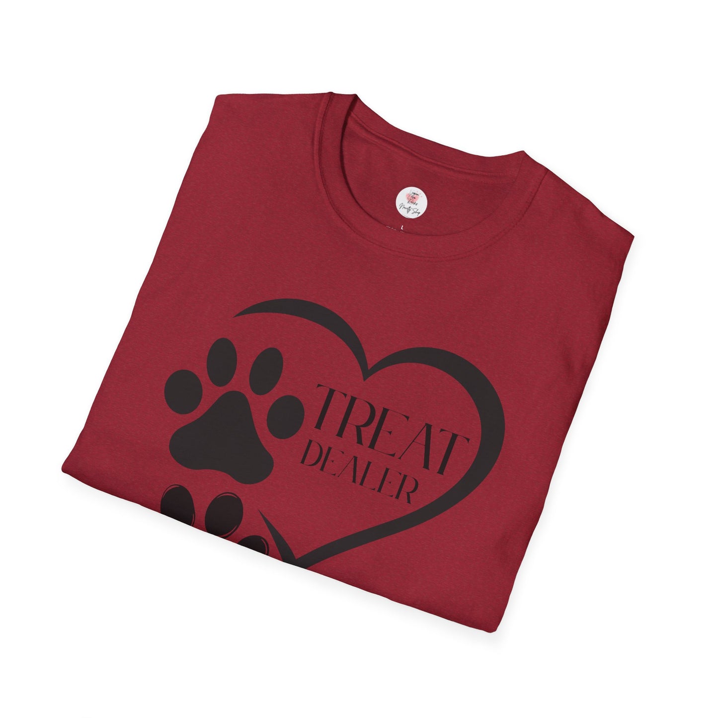 Dog Paw Heart Treat Dealer T-Shirt