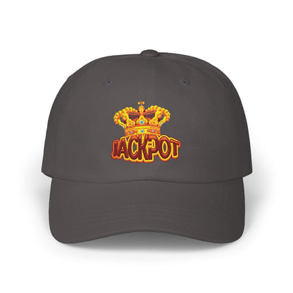 Dad Cap — 'Jackpot King' Crown Embroidery Baseball Hat