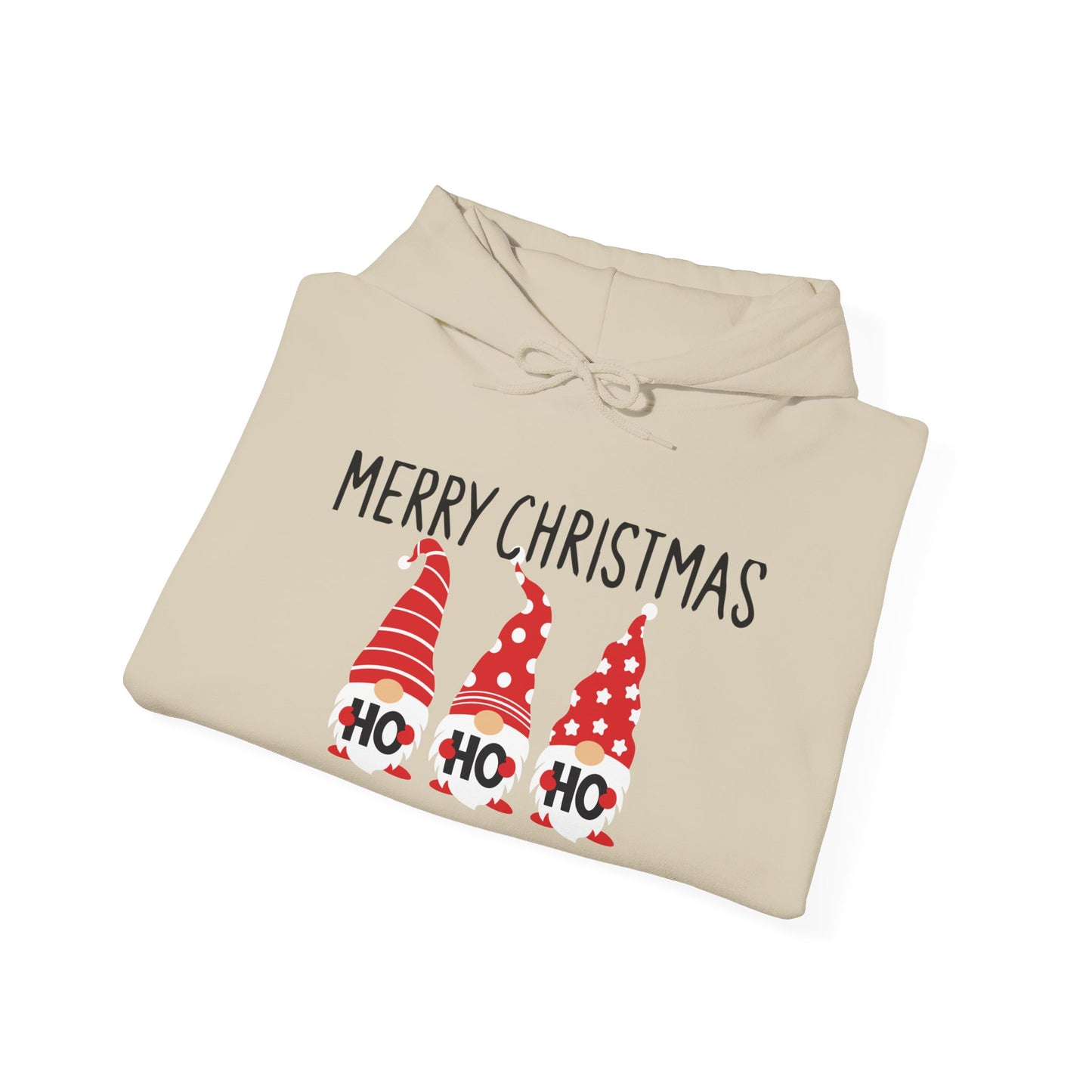 Christmas Gnome Hoodie — Merry Christmas Ho Ho Ho Holiday Sweatshirt