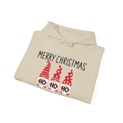 Christmas Gnome Hoodie — Merry Christmas Ho Ho Ho Holiday Sweatshirt