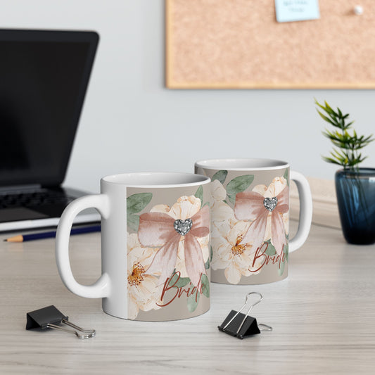Flower Bride Ceramic Mug