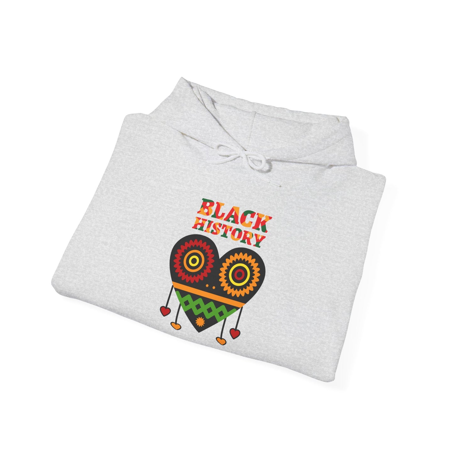 Black History Heart Hoodie —  Celebration Pullover