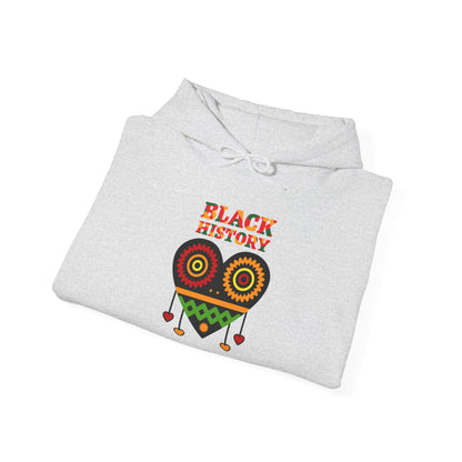 Black History Heart Hoodie —  Celebration Pullover