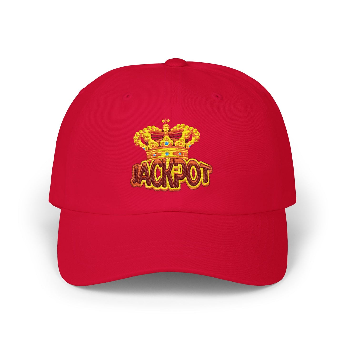 Dad Cap — 'Jackpot King' Crown Embroidery Baseball Hat