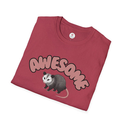 Awesome Opossum Retro Graphic T-Shirt — Cute Animal Lover Tee