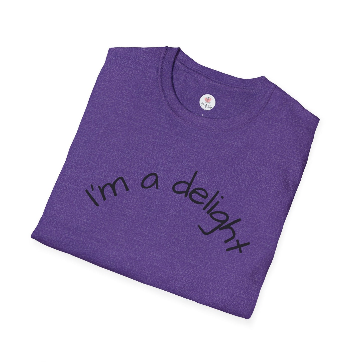 I'm a Delight T-Shirt — Cute Minimalist Positive Message Tee
