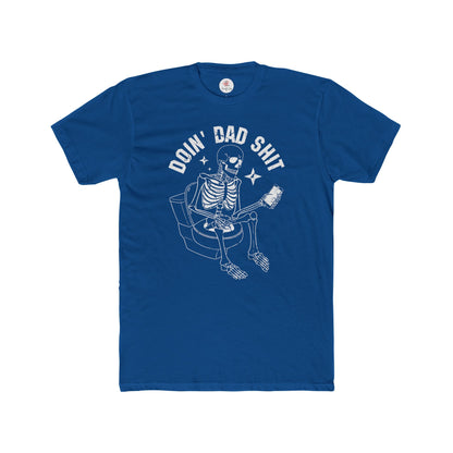 Doin' Dad Shit Skeleton Cotton Crew T-shirt