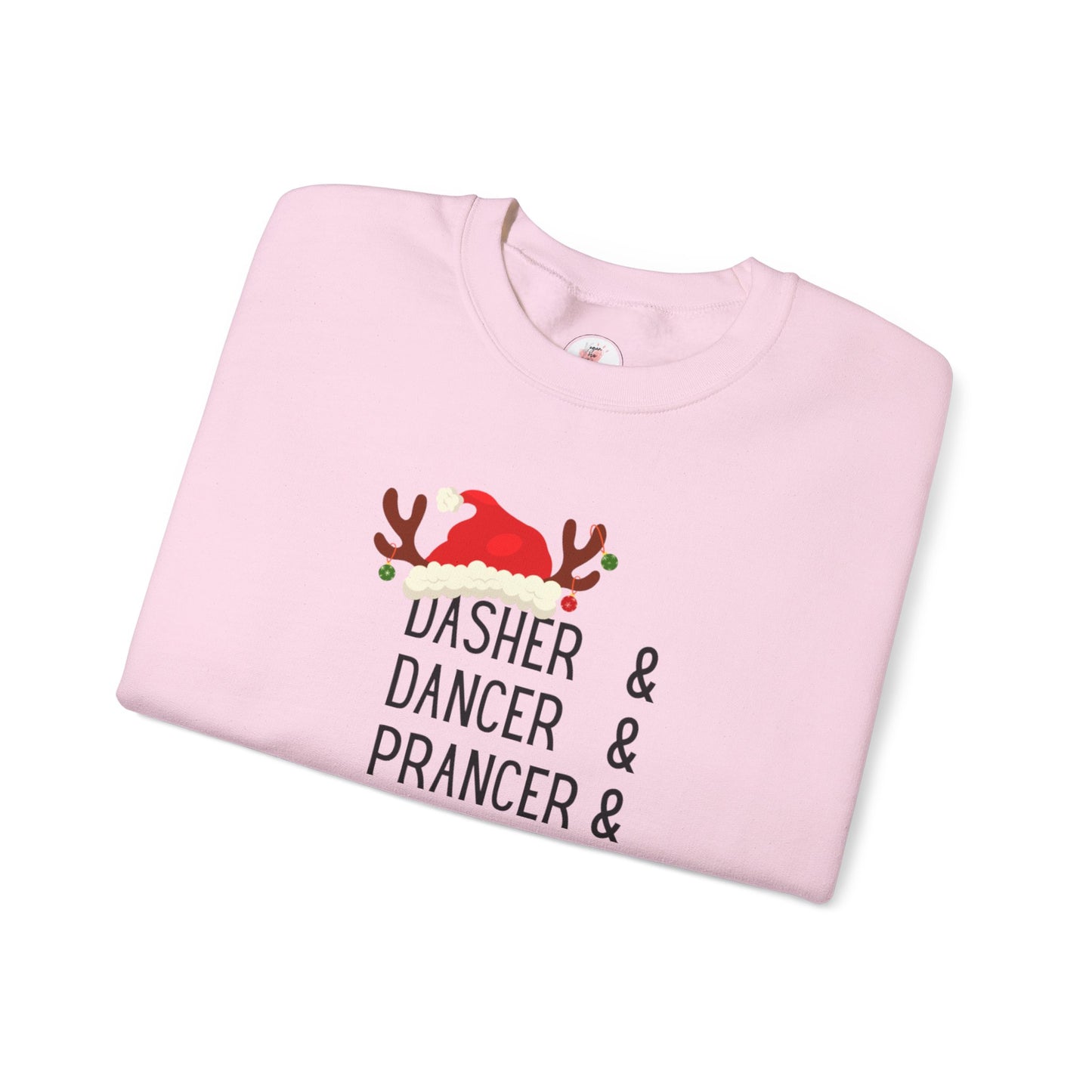 Holiday Reindeer ‘Dasher & Dancer & Prancer & Bourbon & Bourbon & Bourbon’ Christmas Sweatshirt