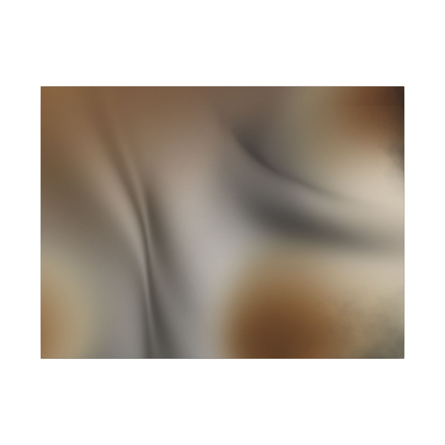 Abstract Brown Gradient Canvas Wall Art — Matte Stretched Canvas