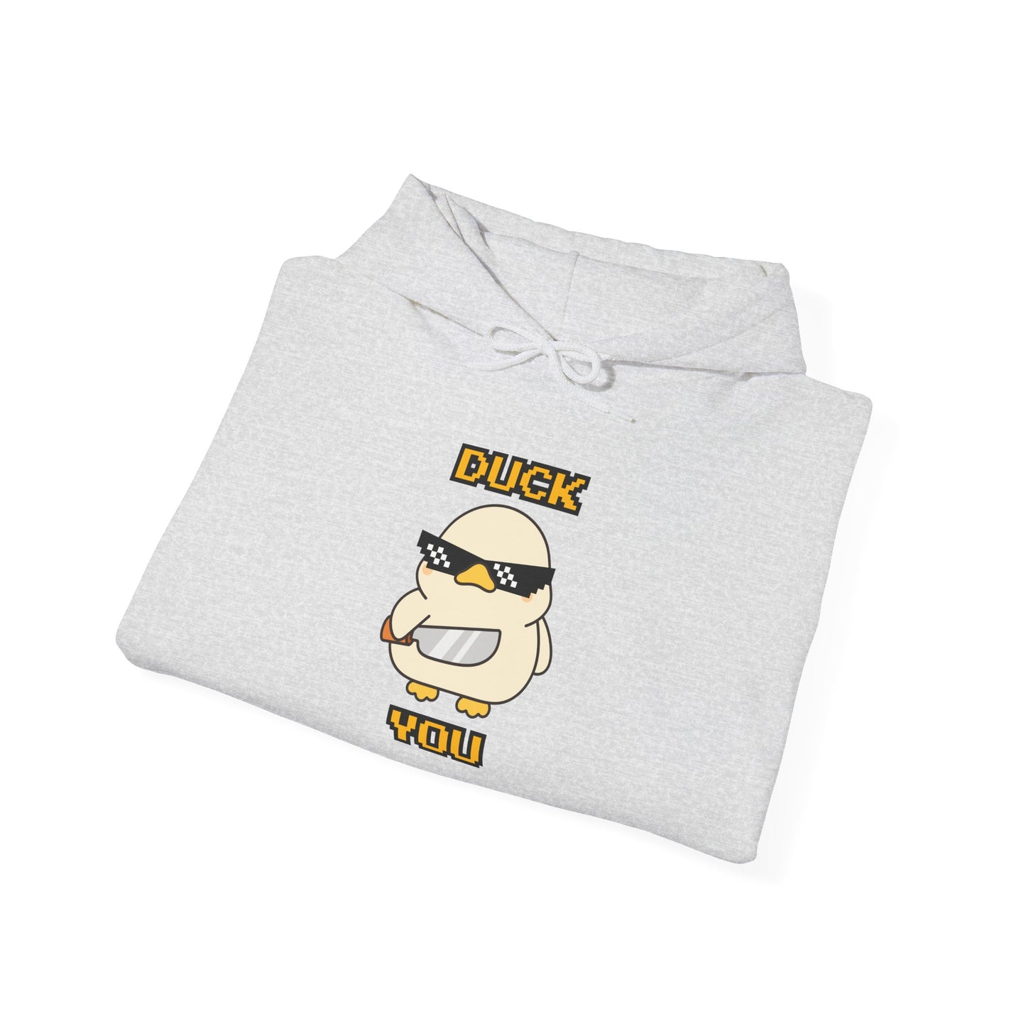 Hoodie — 'Duck You' Funny Cool Sunglasses Duck Graphic Pullover