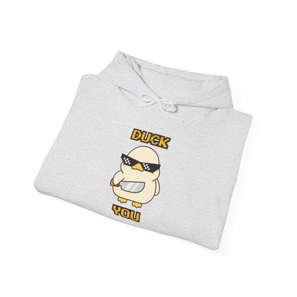Hoodie — 'Duck You' Funny Cool Sunglasses Duck Graphic Pullover