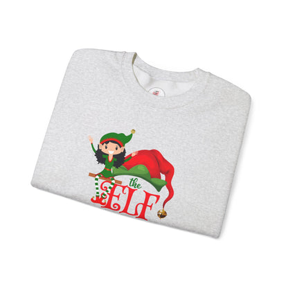 Holiday Crewneck Sweatshirt - 'The Elf Made Me Do It'